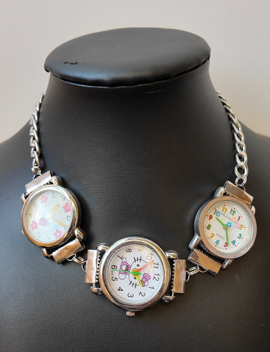 Hello Kitty Watch Necklace