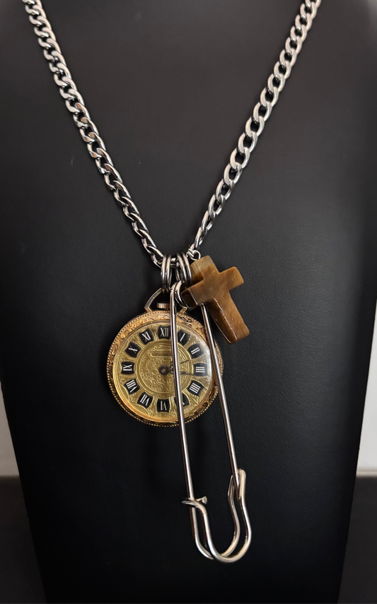 Gold StopWatch Chain