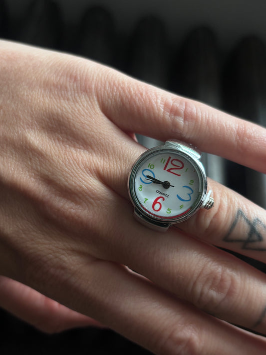 Silver Watch Ring