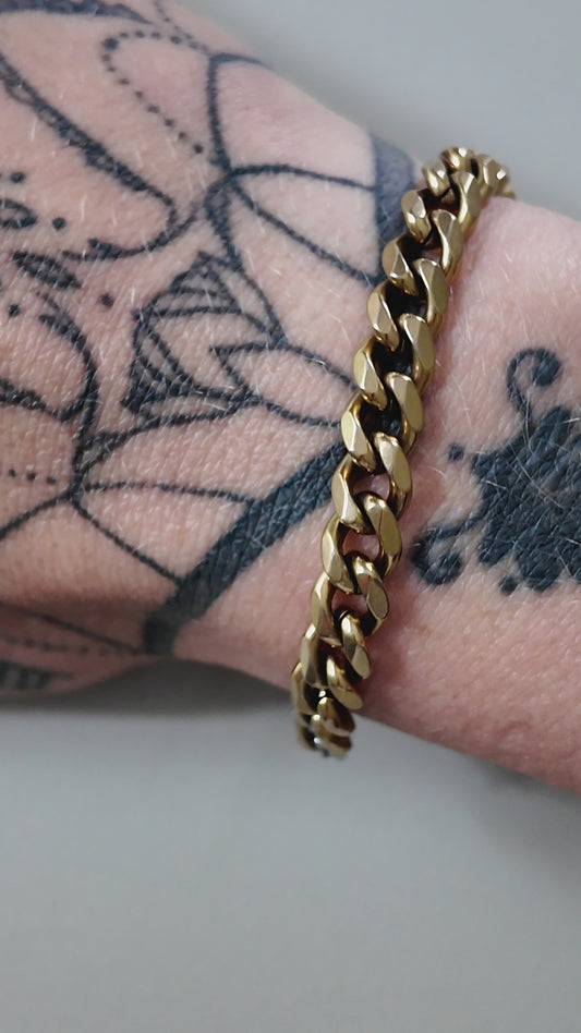Gold Chainlink Bracelet
